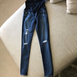 AG Secret Fit Belly Legging Ankle Maternity Jeans